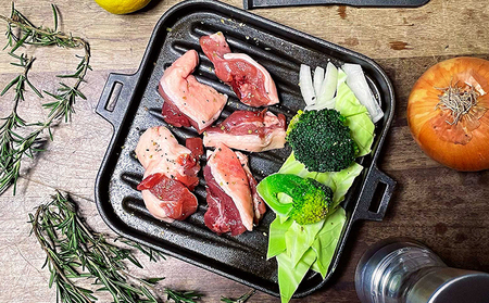 【会炉】ジンギスカン鍋 流線プレート16 ハンドル付（1人用鍋） 雑貨 日用品 一人用鍋 