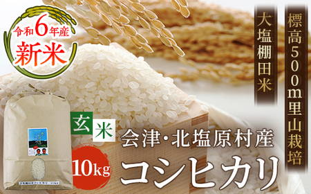 新米玄米20キロ会津産令和５年産 - 米