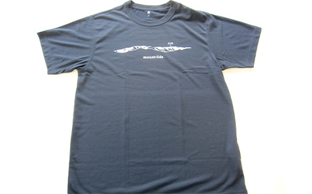 モンベルTシャツ 西会津町オリジナルデザイン (ネイビー・Lサイズ) F4D-0535