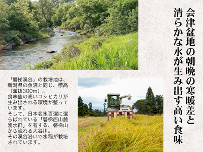 【令和7年産】Aランク会津コシヒカリ特別栽培米「磐梯渓谷」 （減農薬栽培）10kg