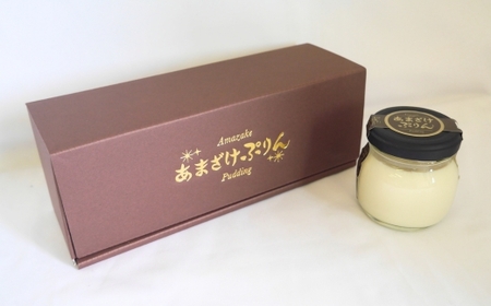 あまざけぷりん 80g×6ケ入り 天然醸造にこだわった無添加味噌老舗の麹屋商店が手掛けた ※離島への配送不可