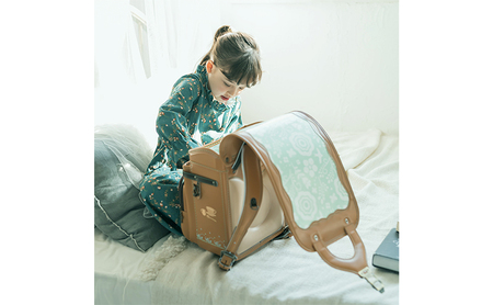 ランドセル クノーク ジョリフィーユ JF-2CAN カラー:キャメル A4フラットファイル対応 約1200g