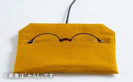 会津木綿ペンケース・メガネケース(赤) F6U-084