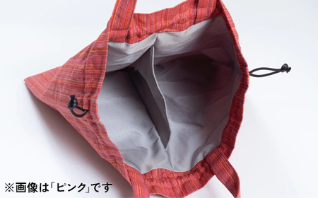 会津木綿シューズバッグ(黄) F6U-097