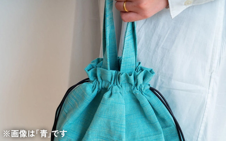 会津木綿シューズバッグ(黄) F6U-097