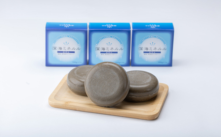 深海ミネルルソープ3個入(タナクラクレイ)_美容 石鹸・ボディーソープ  せっけん_【1109953】