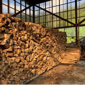 鮫川村産 乾燥薪 約25kgセット(ナラ・クヌギ)約30cmカット【配送不可地域：沖縄県】【1447939】