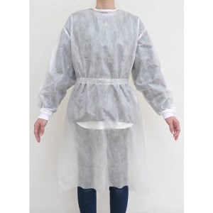 国内生産医療用アイソレーションガウン(ラミネート加工品)10着【1219442】