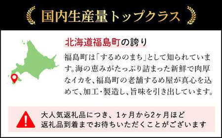 大羽するめ 4～5号 10枚セット 【 ふるさと納税 人気 おすすめ ランキング するめ スルメ いか イカ するめいか スルメイカ 大羽 干物 健康 おつまみ するめのまち 贈答 贈り物 ギフト プレゼント 北海道 福島町 送料無料 】 FKK013