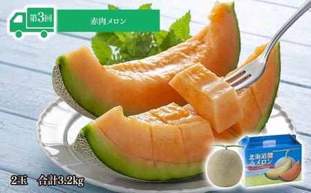 【26年4月発送開始】かに太郎 定期便Dセット(毛ガニ、アスパラ、赤肉メロン、白くまコーン)全4回 | 毛ガニ _01599