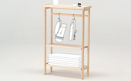 旭川家具 コサイン バスラック メープル_02965