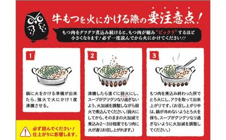 もつ鍋ギフトセット 旭川醤油 (2人前×2食入)_02947