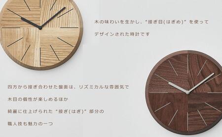 HAGI clock - Bevel circle　SASAKI【旭川クラフト(木製品/壁掛け時計)】ハギクロック / ササキ工芸【ash】|時計_03458