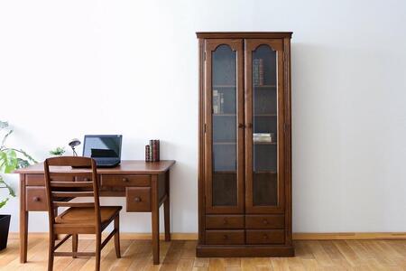 旭川家具 山室家具製作所 エスポアール No.28 書棚 80 【 国産 無垢 インテリア 木製 シック チェスト タンス 収納 本棚 ブックシェルフ 北海道 】 _03418