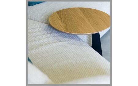 旭川家具 カンディハウス MOLA LUX リビング サイドテーブル Φ50_04553