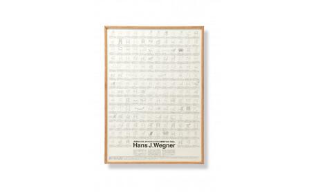 【旭川家具】オリジナルフレーム×織田コレクション図録ポスター B1(Hans J. Wegner)_03432