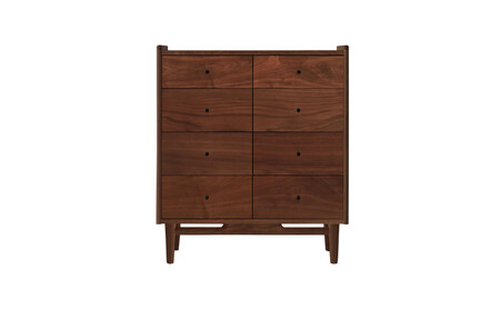 旭川家具 MUKU工房オリジナル ジャム リビングチェスト ウォールナット_04901