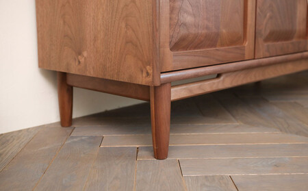 旭川家具 MUKU工房オリジナル ジャム カウンターボード 120 ウォールナット_04902