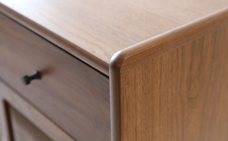 旭川家具 MUKU工房オリジナル ジャム カウンターボード 120 ウォールナット_04902