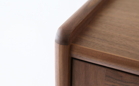 旭川家具 MUKU工房オリジナル ジャム カップボード 120 ウォールナット_04905