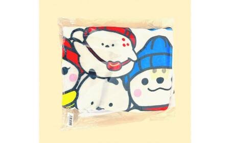 \旭川市公式キャラグッズ!/あさっぴー・ゆっきりん&シマエ大福 ふわふわブランケット_05064