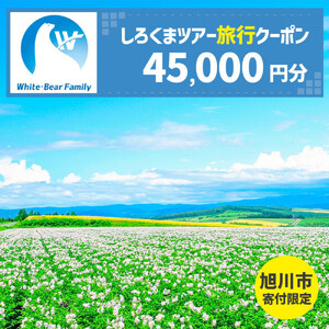【旭川市】しろくまツアーで利用可能なWEB旅行クーポン (45,000円分) ※メール発行 | 旅行クーポン_05440 7,600円