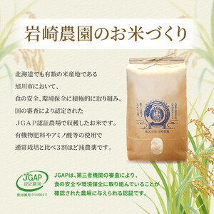 【3回隔月定期便】岩崎農園 白米 特A ゆめぴりか 5kg×2袋 10kg 北海道 旭川市 定期便 精米 ブランド米_05682
