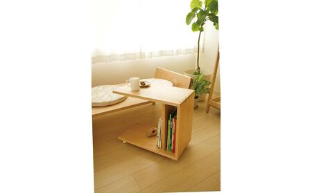 安い超特価木製手作りサイドテーブル　コの字型テーブル サイドテーブル・ナイトテーブル・ローテーブル
