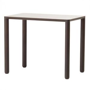 旭川家具　コサイン　coaデスク ブラウン デスク 机 85×55×70cm 12.5kg 【 旭川家具 北海道 旭川市 木製 家具 コンパクトデスク 在宅ワーク 作業台 小デスク リビング学習 リビングデスク コンソールテーブル 選べるカラー エグゼクティブ ハイクラス デザイナーズ シンプル ナチュラル 手作り 北欧 おしゃれ 天然木 無垢 】_01744