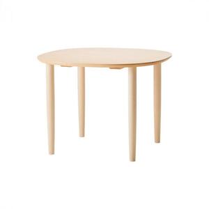 旭川家具　コサイン　ダンランテーブル 95　メープル 【 旭川家具 北海道 旭川市 木製 家具 ダイニングテーブル 2人掛け 4人掛け コンパクト 楕円形 一人暮らし 二人暮らし 選べる樹種 シンプル ナチュラル 手作り 北欧 おしゃれ 天然木 無垢 】_02006