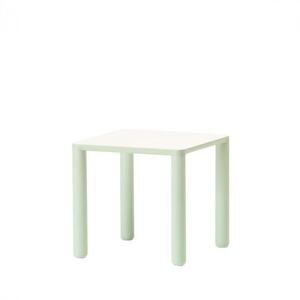 旭川家具　コサイン　coa サイドテーブル グリーン 【 旭川家具 北海道 旭川市 木製 家具 サイドテーブル 物置台 在宅ワーク 作業台 リビング学習 リビングテーブル 選べるカラー エグゼクティブ ハイクラス デザイナーズ シンプル ナチュラル 手作り 北欧 おしゃれ 天然木 無垢 】_01866