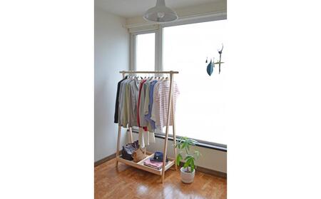 旭川家具　コサイン　ドレスラック（ワイド）とトレーとフックのセット ウォルナット  ｜ 家具 _00344