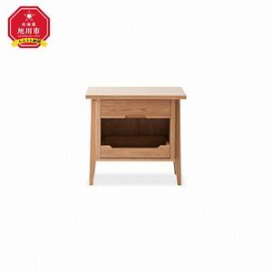 旭川家具　山室家具製作所　ALTO(アルト)　No.5　ナイトテーブル　ナラ 【 国産 無垢 インテリア 木製 ナチュラル ナイトテーブル サイドテーブル 収納 北海道 】 _00522