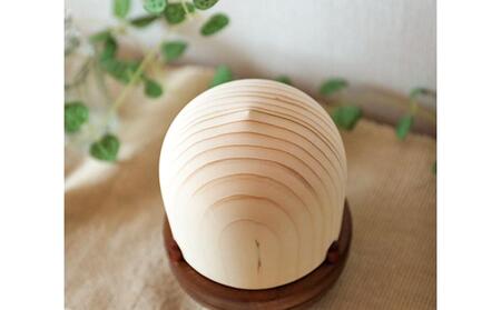 旭川クラフト コド木工 ころころあかり - どんぐり 【 国産 無垢 インテリア 木製 ナチュラル デスクライト 卓上ライト テーブルランプ 照明 間接照明 ベッドサイド 寝室 北海道 】_00705