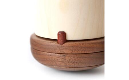 旭川クラフト コド木工 ころころあかり - どんぐり 【 国産 無垢 インテリア 木製 ナチュラル デスクライト 卓上ライト テーブルランプ 照明 間接照明 ベッドサイド 寝室 北海道 】_00705