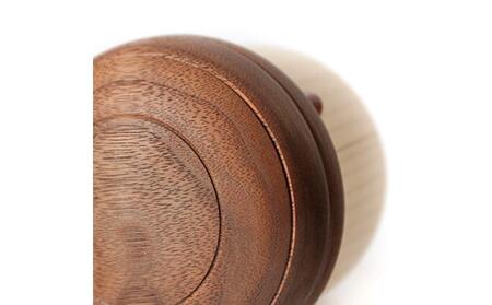 旭川クラフト コド木工 ころころあかり - どんぐり 【 国産 無垢 インテリア 木製 ナチュラル デスクライト 卓上ライト テーブルランプ 照明 間接照明 ベッドサイド 寝室 北海道 】_00705