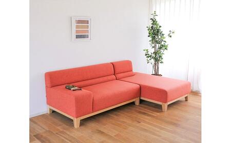 旭川家具 宮田産業 FACADE(ファザード) セット 【 国産 無垢 インテリア 木製 ナチュラル ソファ ソファー 3人掛け カウチ コーナー リビング ダイニング 北海道 】_01003