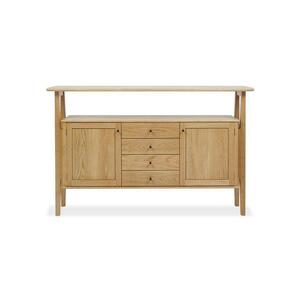 旭川家具　山室家具製作所　プロトNo.401キャビネット　ナラ 【 国産 無垢 インテリア 木製 収納 ナチュラル キャビネット リビング ダイニング 北海道 】 _01956