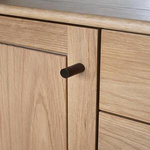 旭川家具　山室家具製作所　プロトNo.401キャビネット　ナラ 【 国産 無垢 インテリア 木製 収納 ナチュラル キャビネット リビング ダイニング 北海道 】 _01956