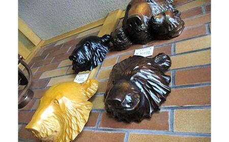 木彫り熊マスク8号 スタンド脚付 | 北海道旭川市 | ふるさと納税サイト