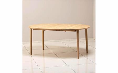 旭川家具 カンディハウス マム EXテーブルφ105 北海道タモNF_00895