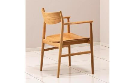 旭川家具 カンディハウス KAMUY アームチェアー（木座） 北海道ナラNF_00978