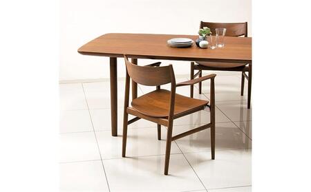 旭川家具 カンディハウス KAMUY アームチェアー（木座） ウォルナットCW_00979