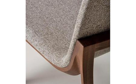 旭川家具 カンディハウス チャレンジ サイドチェアー ウォルナットCW／ブレンドLGY_00461