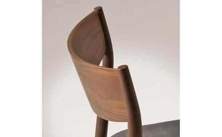 旭川家具 カンディハウス KAMUY サイドチェアー（木座） ウォルナットCW_00744