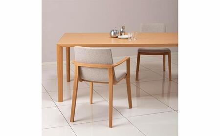 旭川家具 カンディハウス チャレンジ アームチェアー 北海道ナラNF/ブレンドLBE_00796