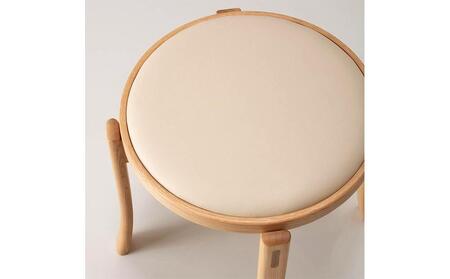 旭川家具 カンディハウス ルントオム スツール(座張) 北海道タモNF/RK-NL_00467