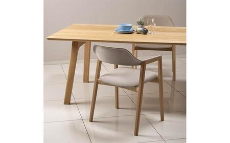 旭川家具 カンディハウス TEN アームチェアーUB(座張) 北海道タモNF/ウルトラスエードLGY_00728