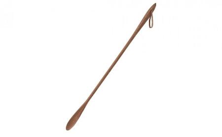 【ギフト用】旭川家具 コサイン 靴べら(L)&スタンドセット ウォルナット_00228