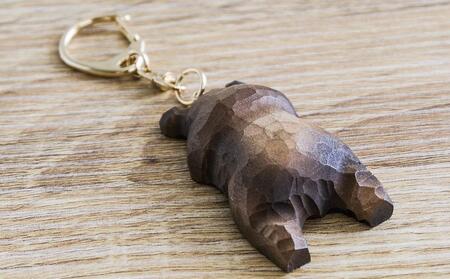 木彫り せなかぐま 3点セット_02956